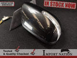 MAZDA CX-7 RIGHT EXTERIOR WING MIRROR - BLACK 35N 5-WIRE PLUG 06-12