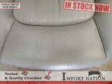 TOYOTA SOARER DRIVERS FRONT RIGHT LEATHER SEAT - SPRUCE GREEN NON-HEATED 91-00