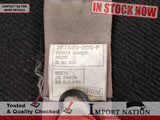 TOYOTA SOARER 96-00 FRONT RIGHT SEATBELT AND BUCKLE - TAN BROWN - SLOW RETRACTION