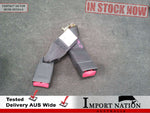 SUBARU SG FORESTER LEFT AND MIDDLE REAR SEATBELT BUCKLE PAIR 02-05