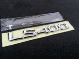 Lexus LS400 New Old Stock - Boot Badge Decal - Silver Genuine OEM 1989-97