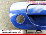 NISSAN SILVIA S15 DRIVERS SIDE EXTERIOR DOOR HANDLE - BLUE