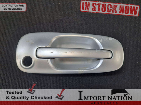 SUBARU IMPREZA GD GG 01-06 FRONT RIGHT EXTERIOR DOOR HANDLE SILVER 01G (Copy)