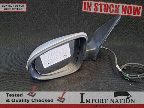VOLKSWAGEN GOLF MK6 09-12 LEFT EXTERIOR WING MIRROR - SILVER LA7W