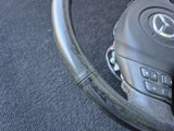 MAZDA RX8 03-08 STEERING WHEEL LEATHER BLACK SLIGHT WARE