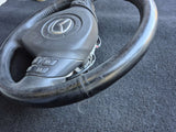 MAZDA RX8 03-08 STEERING WHEEL LEATHER BLACK SLIGHT WARE