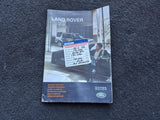 LAND ROVER FREELANDER 2 07-14 WARRANTY AND SERVICE STAMP BOOK - USED STAMPED