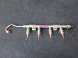 SKODA FABIA 14-19 NJ3 CJZC 1.2L USED FUEL INJECTOR RAIL INJECTORS HDEVTYP01 06K906051A