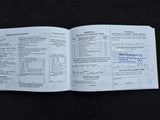 MITSUBISHI PAJERO NM USED BOOKLETS MANUALS USERS WARRANTY GUIDES 00 01 02