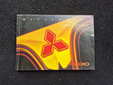 MITSUBISHI PAJERO NM USED BOOKLETS MANUALS USERS WARRANTY GUIDES 00 01 02