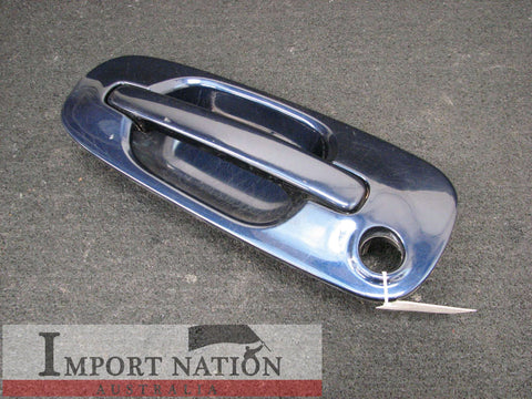 SUBARU IMPREZA GD GG FRONT LEFT EXTERIOR DOOR HANDLE - BLUE 35J 01-06