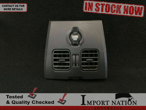 FORD TERRITORY SZ 11-16 REAR CONSOLE AIR VENTS AND 12V PORT