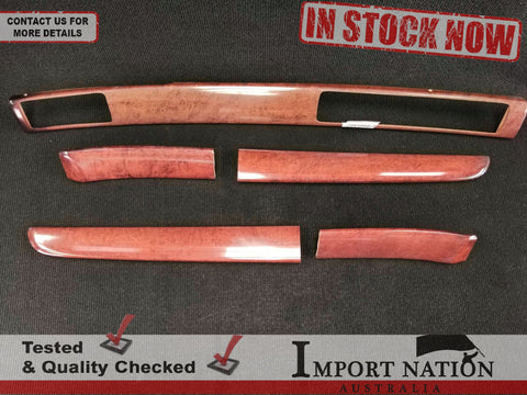 TOYOTA SOARER WOOD WOODGRAIN DASHBOARD AND DOOR INTERIOR TRIM SET 91-00