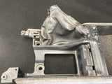 NISSAN 300ZX Z32 89-99 2 SEATER INTERIOR CENTER CONSOLE + LID GREY  NO HINGE 96911-30P00