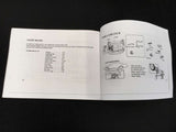 TOYOTA SOARER 1991-99 AFTERMARKET OWNERS MANUAL USER GUIDE INSTRUCTION BOOKLET