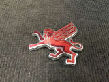 TOYOTA SOARER 1991-99 OEM FRONT BADGE DECAL EMBLEM WINGED LION GRIFFIN