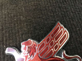 TOYOTA SOARER 1991-99 OEM FRONT BADGE DECAL EMBLEM WINGED LION GRIFFIN