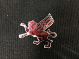 TOYOTA SOARER 1991-99 OEM FRONT BADGE DECAL EMBLEM WINGED LION GRIFFIN DEFECT