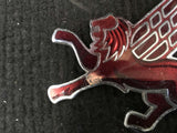 TOYOTA SOARER 1991-99 OEM FRONT BADGE DECAL EMBLEM WINGED LION GRIFFIN DEFECT