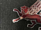 TOYOTA SOARER 1991-99 OEM FRONT BADGE DECAL EMBLEM WINGED LION GRIFFIN DEFECT