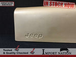 JEEP CHEROKEE XJ 94-96 GLOVEBOX COMPARTMENT LID - TAN BROWN