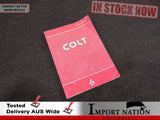 MITSUBISHI COLT RG RALLIART OWNERS MANUAL - USER GUIDE BOOK 08-10