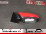 KIA CERATO TD KOUP (09-12) RIGHT EXTERIOR WING MIRROR - RED DRR #2777