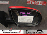 KIA CERATO TD KOUP (09-12) RIGHT EXTERIOR WING MIRROR - RED DRR #2777