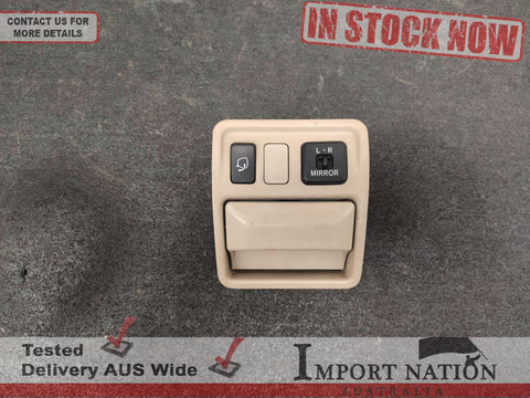 TOYOTA ARISTO JZS147 MIRROR CONTROL SWITCH COIN HOLDER - TAN 91-96