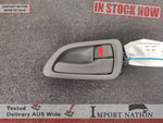 TOYOTA ARISTO JZS147 RIGHT INTERIOR DOOR HANDLE - FRONT OR REAR - GREY 91-96