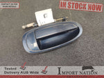 TOYOTA ARISTO JZS147 USED REAR RIGHT EXTERIOR DOOR HANDLE - BLUE 8J2 91-96 #1