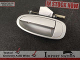 TOYOTA ARISTO JZS147 REAR LEFT EXTERIOR DOOR HANDLE - SILVER 91-96 #18 GS300