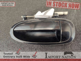 TOYOTA ARISTO JZS147 REAR LEFT EXTERIOR DOOR HANDLE - BLACK 202 91-96 #19 GS300