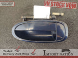 TOYOTA ARISTO JZS147 REAR LEFT EXTERIOR DOOR HANDLE - 8J5 BLUE 91-96 #20 GS300