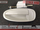 TOYOTA ARISTO JZS147 REAR LEFT EXTERIOR DOOR HANDLE - WHITE 051 91-96 #21 GS300