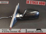 AUDI A4 B8 12-15 LEFT EXTERIOR WING MIRROR 7-WIRE 2-PLUG BLACK LY9B #2800