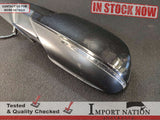 AUDI A4 B8 12-15 LEFT EXTERIOR WING MIRROR 7-WIRE 2-PLUG BLACK LY9B #2800