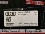 AUDI A4 B8 12-15 CLIMATE CONTROL UNIT 8K2820043K