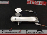 NISSAN CUBE Z11 BOOT EXTERIOR REAR DOOR HANDLE - WHITE QX1 02-08