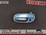 NISSAN 300ZX Z32 LEFT EXTERIOR DOOR HANDLE - BLUE #6