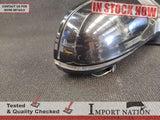 AUDI A4 B8 12-15 RIGHT EXTERIOR WING MIRROR 7-WIRE 2-PLUG BLACK LY9B #2800