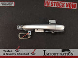 MAZDA 2 DE 5DR FRONT LEFT EXTERIOR DOOR HANDLE - SILVER 38P 07-14