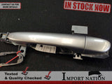 MAZDA 2 DE 5DR FRONT LEFT EXTERIOR DOOR HANDLE - SILVER 38P 07-14