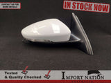 VOLKSWAGEN JETTA 1B RIGHT EXTERIOR MIRROR - WHITE LC9A 6-WIRE 11-17