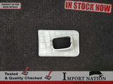 TOYOTA SOARER REAR RIGHT SEATBELT BUCKLE SURROUND TRIM - SPRUCE GREEN 91-00