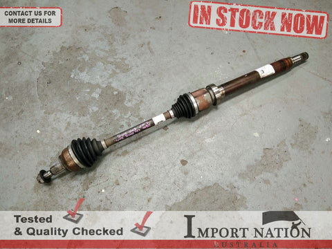 FORD FOCUS LW 11-15 RIGHT AXLE DRIVESHAFT - 2.0L 5-SP MANUAL BV613B436XA