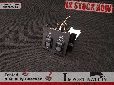 JEEP CHEROKEE XJ 94-01 94-96 REAR FOG LIGHT DEMISTER SWITCH BANK