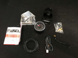 USED SAAS MUSCLE SERIES BOOST GAUGE 2INCH 52MM BLACK