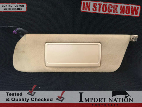 JEEP CHEROKEE XJ 94-96 LEFT INTERIOR SUN VISOR - TAN BROWN