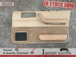 JEEP CHEROKEE XJ 94-96 FRONT RIGHT INTERIOR DOOR CARD PANEL TRIM - TAN BROWN